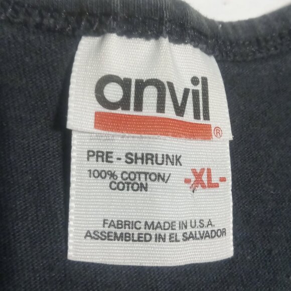 VTG Anvil Men's Easyriders Y2K Flaming Skull Tank Top Size XL - Picture 5 of 7